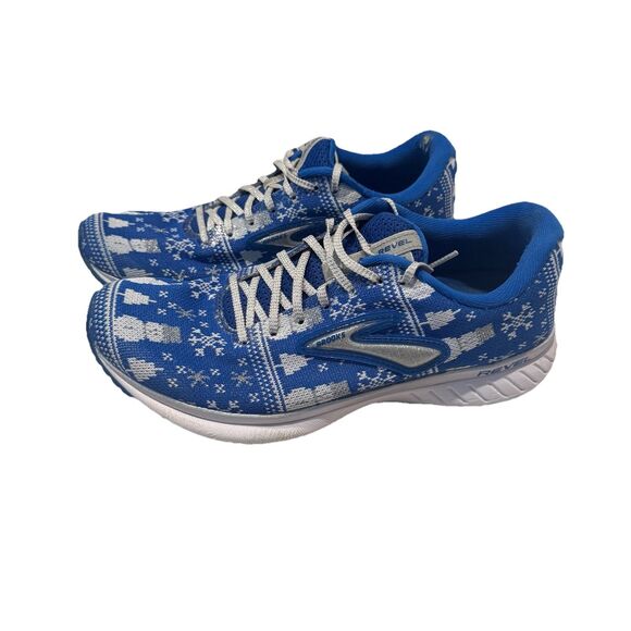 Brooks Revel 3 Christmas Ugly Sweater Women's Sz 9 Running Shoes 1203021B477 - Picture 1 of 7